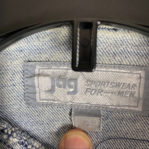 JAG Sportswear Denim Jacket Mens Size Small - Picture 3 of 7